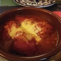 Stuffed peppers at Habanita in Sevilla