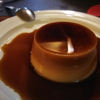 Coconut flan at Habanita in Sevilla