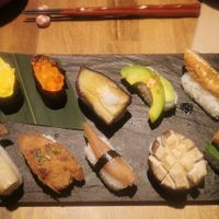 Perfect presentation and so yummy! at Vegan Sushi Tokyo in Tokyo