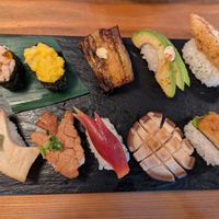 Sushi set at Vegan Sushi Tokyo in Tokyo