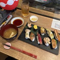 Lunch set  at Vegan Sushi Tokyo in Tokyo