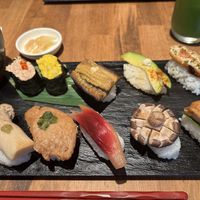 Sushi set   at Vegan Sushi Tokyo in Tokyo