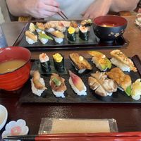 10 piece sushi set  at Vegan Sushi Tokyo in Tokyo