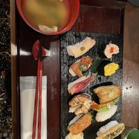 Premium lunch set  at Vegan Sushi Tokyo in Tokyo