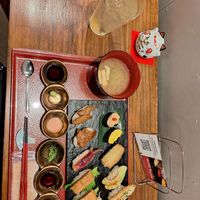 My menue! Beautiful 😍 at Vegan Sushi Tokyo in Tokyo