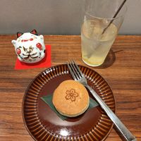 And self-made, super delicious, dorayaki! at Vegan Sushi Tokyo in Tokyo
