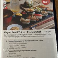   at Vegan Sushi Tokyo in Tokyo