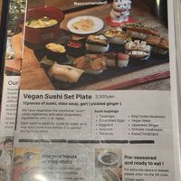   at Vegan Sushi Tokyo in Tokyo