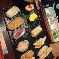 Vegan sushi set at Vegan Sushi Tokyo in Tokyo