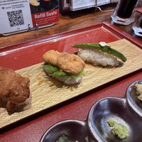 Refill sushi  at Vegan Sushi Tokyo in Tokyo