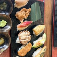 Got super excited and ate before snapping    at Vegan Sushi Tokyo in Tokyo