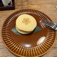 Dorayaki dessert  at Vegan Sushi Tokyo in Tokyo