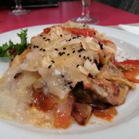 Lasaña vegana at Amaranto in Port De Sagunt