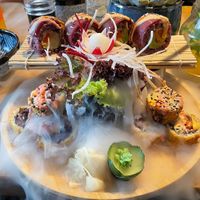 Tuna Roll & Shitake Inari Roll   at Mandala in Bonn