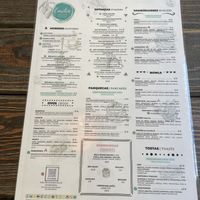 Menu  at Emilia Brunch & Cocktails in Guimaraes