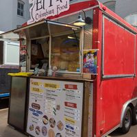 cart at El Pilón in Portland