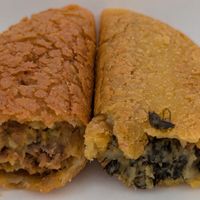 Chickpea Empanada and Veggie Empanada at El Pilón in Portland