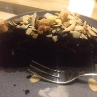 vegan chocolate cake:) at Zenith in Hanoi