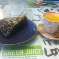 vegan dark chocolate cake at Zenith in Hanoi