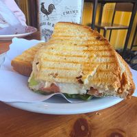 Vegetarian panini - delicious at Burro e Mezè in Rome