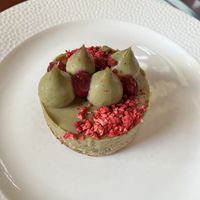 Pistachio and raspberry  at New York Cafe Budapest in Budapest