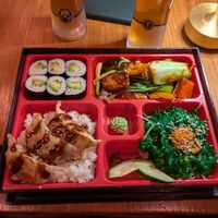 Vegan Bento Box at CUBO in Berlin