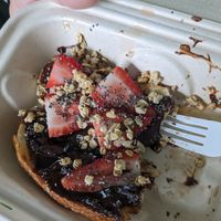 Hazelnut toast at Nourishing Souls Juice Bar in Dayton