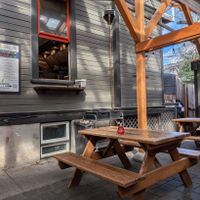 patio at The Uncanny in Portland