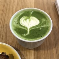 Matcha latte  at JACO Coffee in Paris