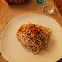 Vegan Carbonara at Samsara in Brugherio