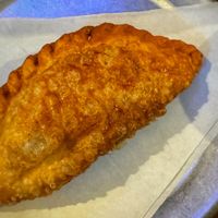 Vegan empanadas   at Casa Chaskis in Long Beach
