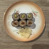 Vegan sushi  at Eigikutei in Los Angeles