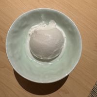 Vegan Yuzu dessertt  at Eigikutei in Los Angeles
