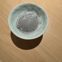 Vegan black sesame dessertt  at Eigikutei in Los Angeles