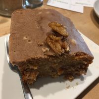 Carrot walnut cake! Yummy❤️ at Sattgrün - Hafen in Dusseldorf