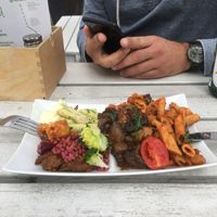 Kleine Teller  at Sattgrün - Hafen in Dusseldorf