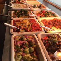 Warm Buffet  at Sattgrün - Hafen in Dusseldorf