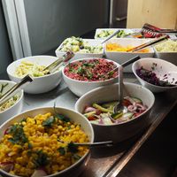 We eat 3 at Sattgrün - Hafen in Dusseldorf