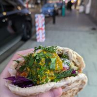Falafel Pita at Sababa in Southend-on-sea