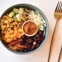 Tropical Mango Bowl (Vegan)  at El Flamenco Cafe  in San Juan Siquijor