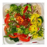 Sautéed Vegetables Rice Bowl at Calletana's Peruvian Fast Food in Chantilly