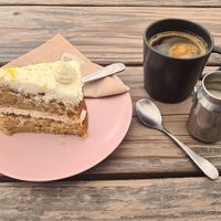 Coconut and lemon layer cake - yummerzzzzzzz!!! at Prospects Trust Unwrapped in Ely