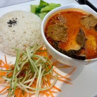 Spicy "fish" curry at Veggie House 一芳 - Orchard in Central Singapore