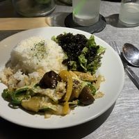 Vegan Rice Plate  at Ningen Restaurant in Tokyo