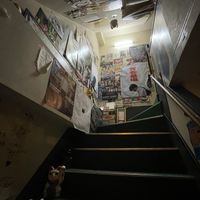 Up  at Ningen Restaurant in Tokyo