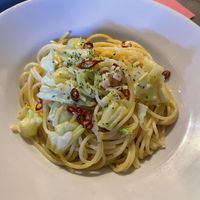 Ran out of the vegan plate option when we were there and offered to make a pasta dish instead, it was good  at Ningen Restaurant in Tokyo