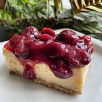 Mouth watering gluten free cheesecake ❤️ at EarthFed in Savannah
