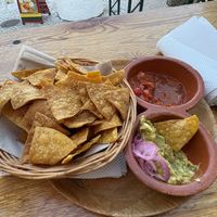 Chips Guac Salsa  at Tacos Pexito in Sesimbra