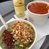 Two vegan options  at Pasteggiando in Matera