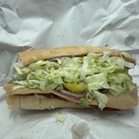 The frank Italian grinder   at Providence Vegan Deli in Providence
